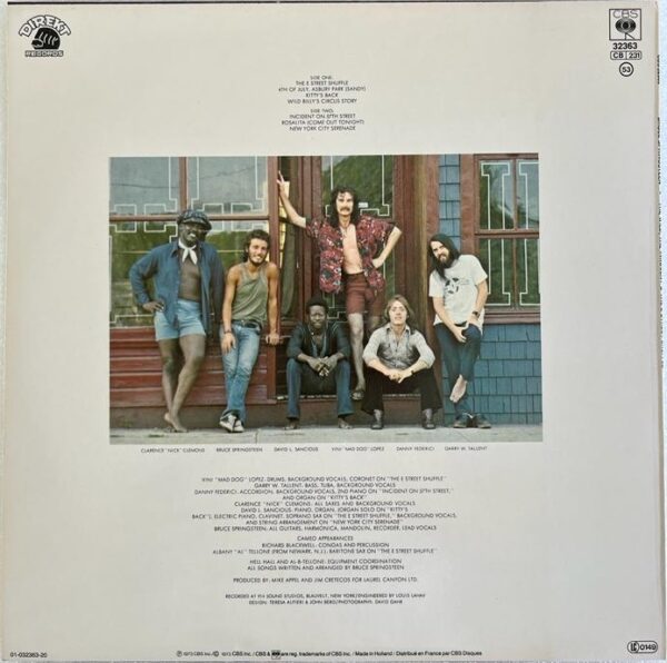 Bruce Springsteen – The Wild, The Innocent & The E Street Shuffle - Image 3
